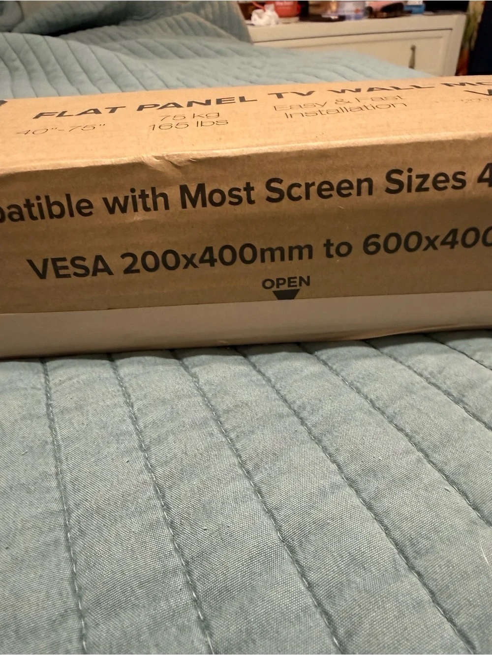 Flat Panel TV Wall Mount - Brown